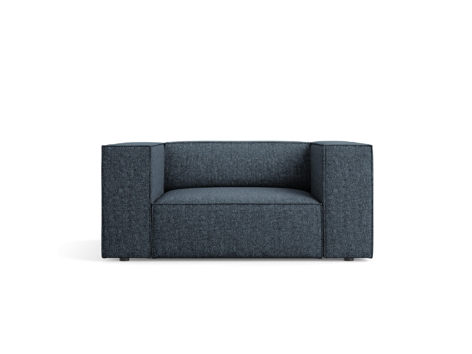 Cosmopolitan Design Fauteuil Arendal chenille, koningsblauw - 102x124x
