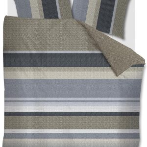 Beddinghouse dekbedovertrek Jorren – 260×200/220 cm – blauw grijs Beddinghouse dekbedovertrek Jorren – 260×200/220 cm – blauw grijs