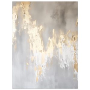 Artfulprints Poster Abstract – Golden touch – 30×40 cm – Goud