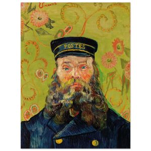 Artfulprints Poster Vincent van Gogh – The Postman – 30×40 cm – Groen