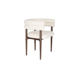 Dutchbone Sela Eetkamerstoel Armleuning Off White Dutchbone Sela Eetkamerstoel Armleuning Off White