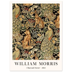 Artfulprints Poster William Morris – Charcoal forrest – 30×40 cm – Don Artfulprints Poster William Morris – Charcoal forrest – 30×40 cm – Don