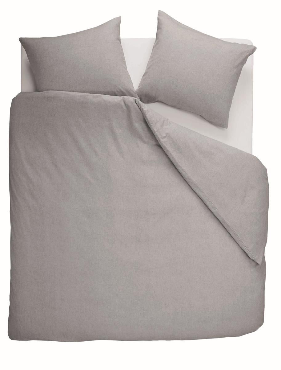 Beddinghouse dekbedovertrek Frost - 240x200/220 cm - licht grijs