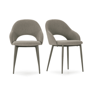 Calicosy – Stoelen Set van 2 – LILA – 54x57x84 cm Calicosy – Stoelen Set van 2 – LILA – 54x57x84 cm