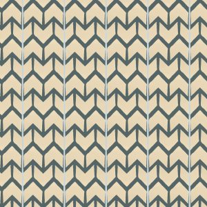 Behang Ikat Arrows beige/green Behang Ikat Arrows beige/green