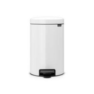 Brabantia NewIcon Pedaalemmer, 12 liter, metalen binnenemmer – White Brabantia NewIcon Pedaalemmer, 12 liter, metalen binnenemmer – White