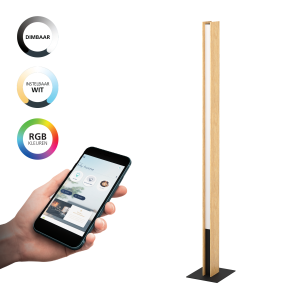 EGLO connect.z vloerlamp Anchorena-Z – 150cm – bruin/zwart/wit – rgb EGLO connect.z vloerlamp Anchorena-Z – 150cm – bruin/zwart/wit – rgb