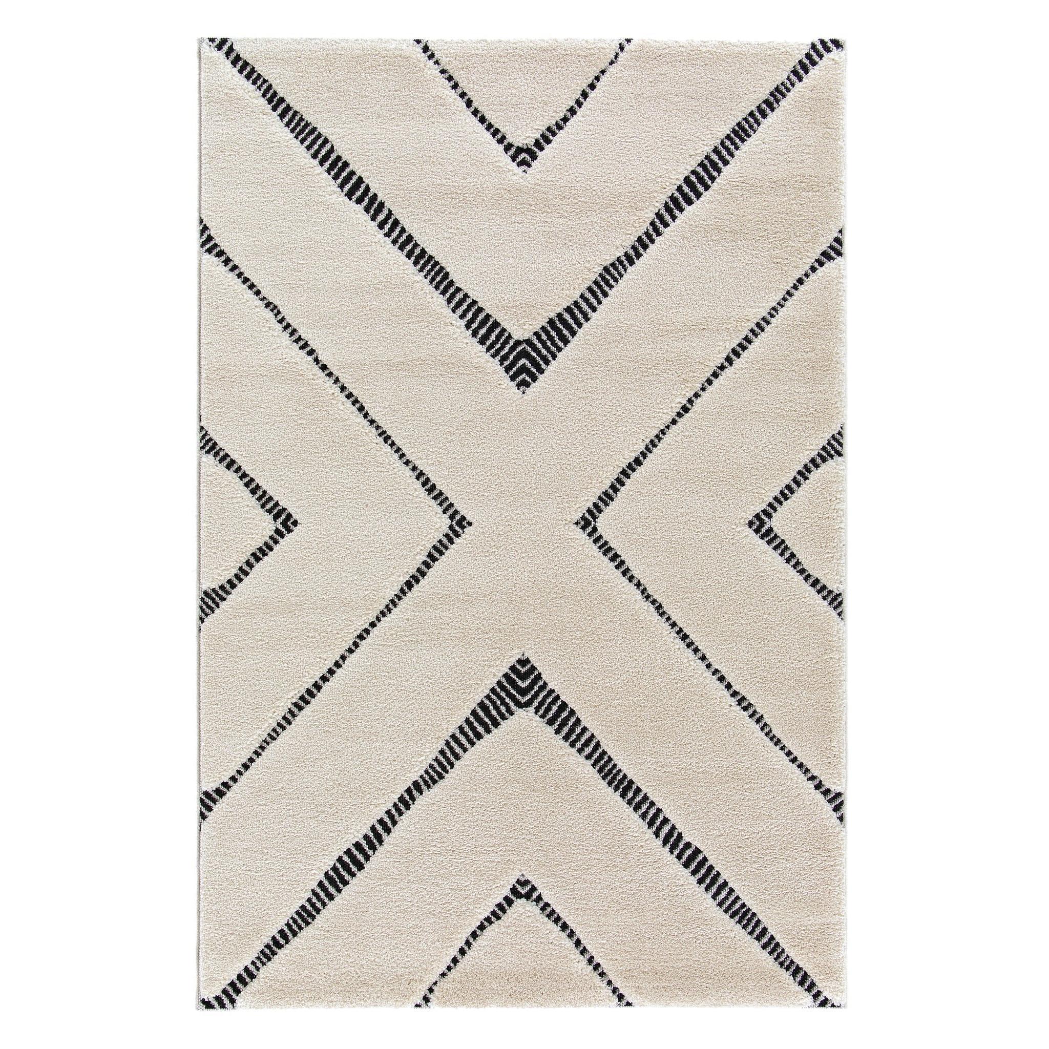 AFK Living vloerkleed Kenza - zeer zacht - beige - 120 x 170 cm