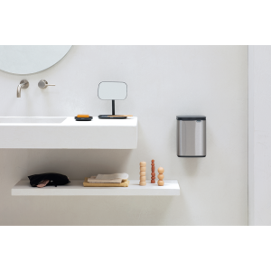 Brabantia Bo Afvalemmer, 4 liter – Matt Steel Fingerprint Proof Brabantia Bo Afvalemmer, 4 liter – Matt Steel Fingerprint Proof