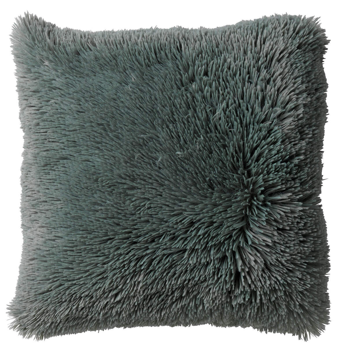 FLUFFY - sierkussen 60x60 cm - superzacht - XL kussen - Jadeite - groe