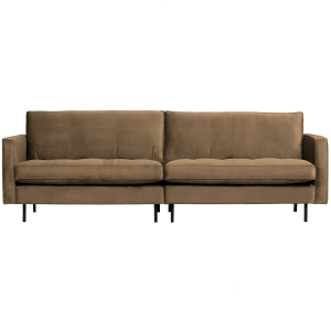 WOOOD classic 3-zits bank Rodeo – Velvet – Taupe – 83x275x88