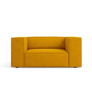 Cosmopolitan Design Fauteuil Arendal chenille met ribbeleffect, moster Cosmopolitan Design Fauteuil Arendal chenille met ribbeleffect, moster