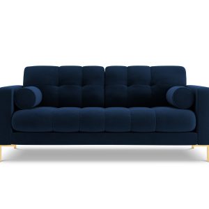 Cosmopolitan Design Bank Bali 2-zits, flueel, koningsblauw – 96x152x75 Cosmopolitan Design Bank Bali 2-zits, flueel, koningsblauw – 96x152x75
