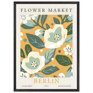 Artfulprints Poster met Lijst Flower market – Berlin I – 50×70 cm – Me Artfulprints Poster met Lijst Flower market – Berlin I – 50×70 cm – Me