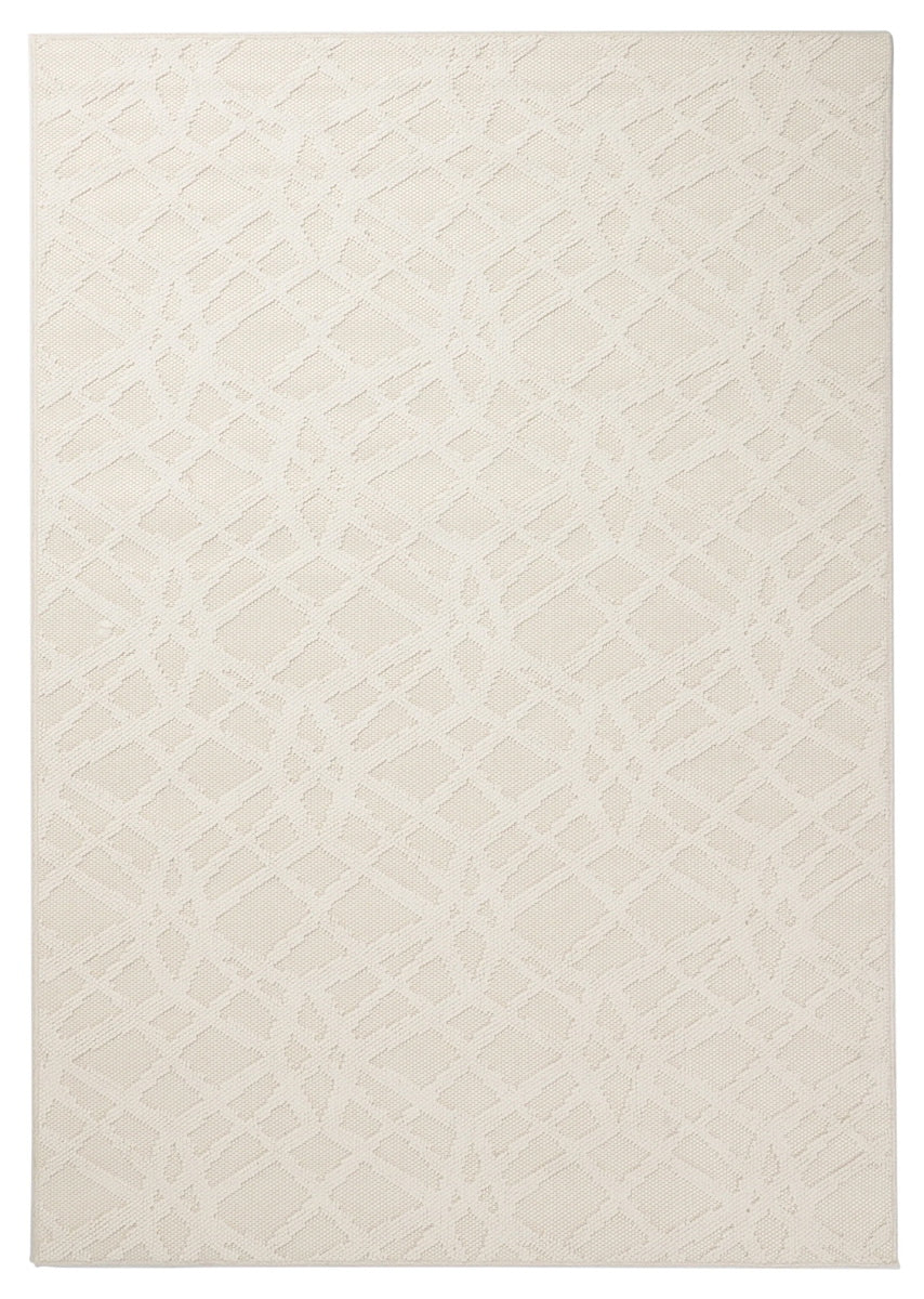 DÉJA Living Vloerkleed Sota - Wit Polypropyleen - 160x230cm