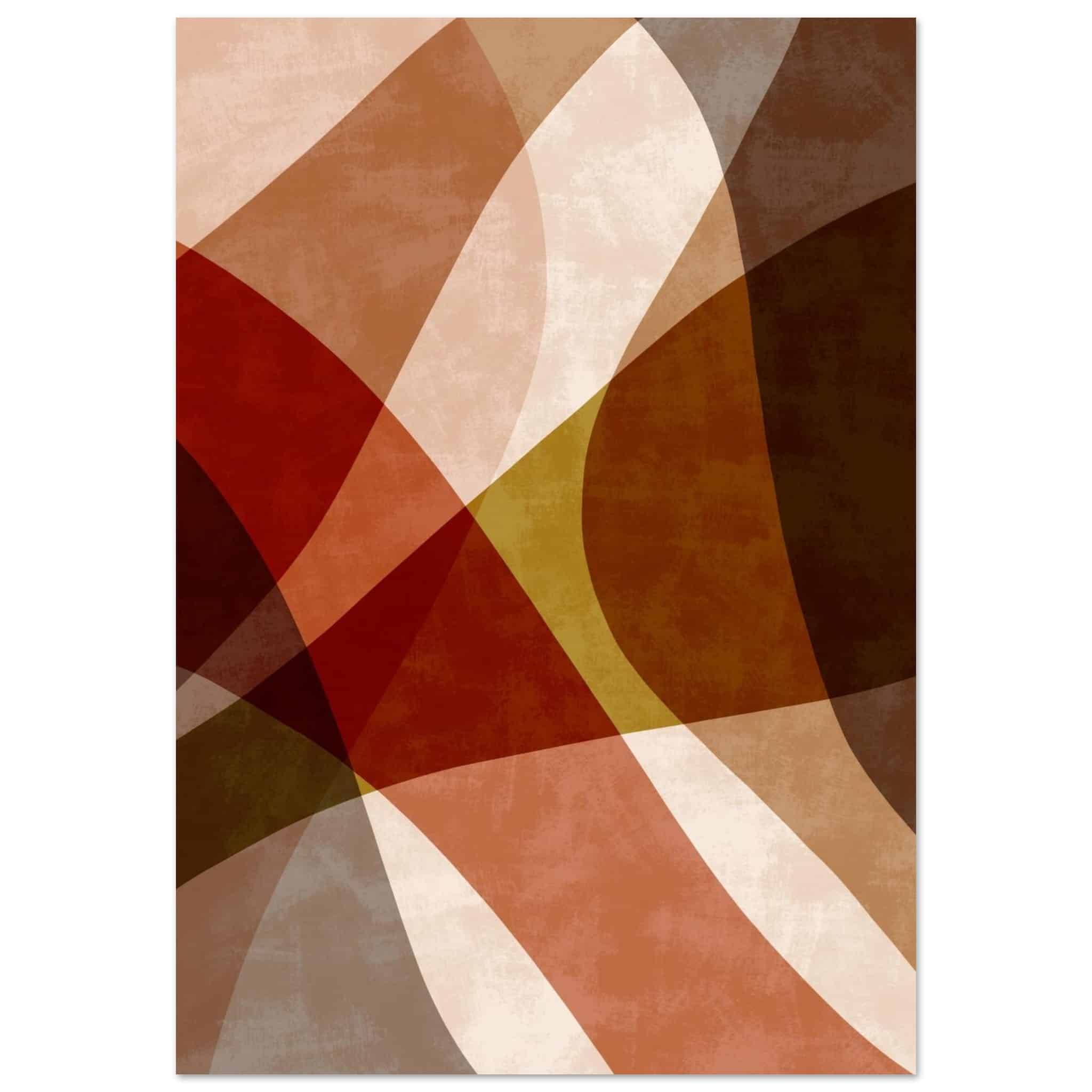 Artfulprints Poster Boho – Autumn blend - 70x100 cm - Bruin