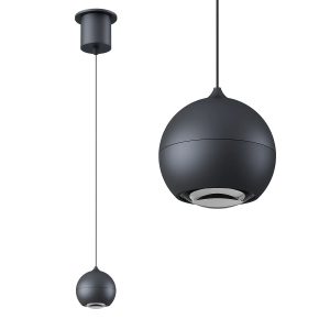 Artdelight hanglamp Miami – 1 lichts – 10 x 200 cm – zwart Artdelight hanglamp Miami – 1 lichts – 10 x 200 cm – zwart