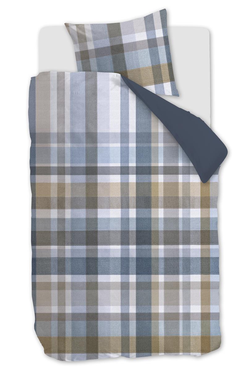 Beddinghouse dekbedovertrek Eliott - 140x200/220 cm - blauw