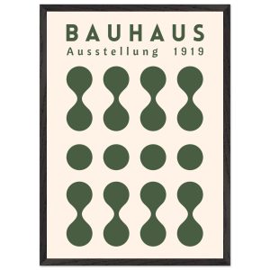 Artfulprints Poster met Lijst Bauhaus – Ausstellung green – 50×70 cm – Artfulprints Poster met Lijst Bauhaus – Ausstellung green – 50×70 cm –