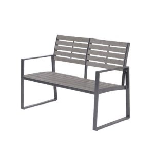 Detroit parkbank – aluminium – polywood – 122 cm