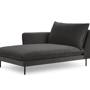 Cosmopolitan Design linker meridiaan Vienna flueel, donkergrijs – 170x Cosmopolitan Design linker meridiaan Vienna flueel, donkergrijs – 170x