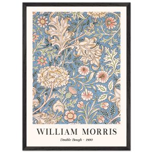 Artfulprints Poster met Lijst William Morris – Double bough 1890 – 50x Artfulprints Poster met Lijst William Morris – Double bough 1890 – 50x