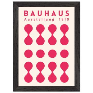 Artfulprints Poster met Lijst Bauhaus – Ausstellung fuchsia – A4 21×29 Artfulprints Poster met Lijst Bauhaus – Ausstellung fuchsia – A4 21×29