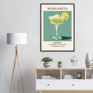 Artfulprints Poster Margarita cocktail – Ingrediënten – 70×100 cm – Gr Artfulprints Poster Margarita cocktail – Ingrediënten – 70×100 cm – Gr