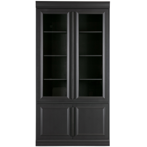 WOOOD vitrinekast Organize – Grenen – Zwart – 215x110x44 WOOOD vitrinekast Organize – Grenen – Zwart – 215x110x44