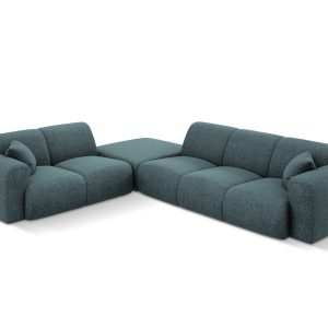 Cosmopolitan Design linker hoekbank Nolio 4-zits, chenille, olie – 250 Cosmopolitan Design linker hoekbank Nolio 4-zits, chenille, olie – 250