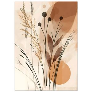 Artfulprints Poster Boho – Golden grass – A4 21×29.7 cm – Bruin Artfulprints Poster Boho – Golden grass – A4 21×29.7 cm – Bruin