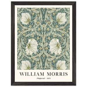 Artfulprints Poster met Lijst William Morris – Pimpernel 1876 – 30×40 Artfulprints Poster met Lijst William Morris – Pimpernel 1876 – 30×40
