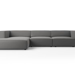 Cosmopolitan Design linker hoekbank Arendal 4-zits, flueel, cement – 1