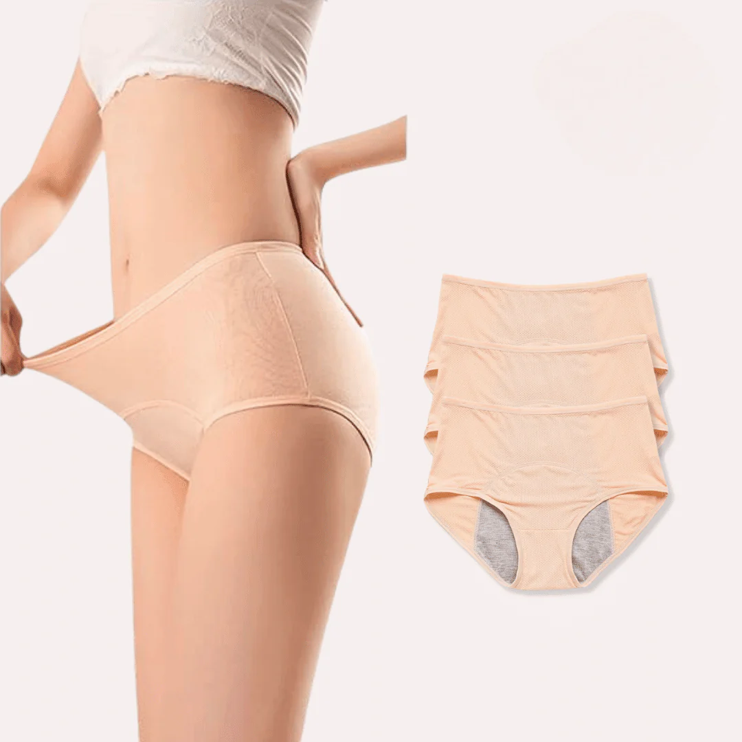 3 stuks – Lekvrij menstruatie ondergoed – Zaida