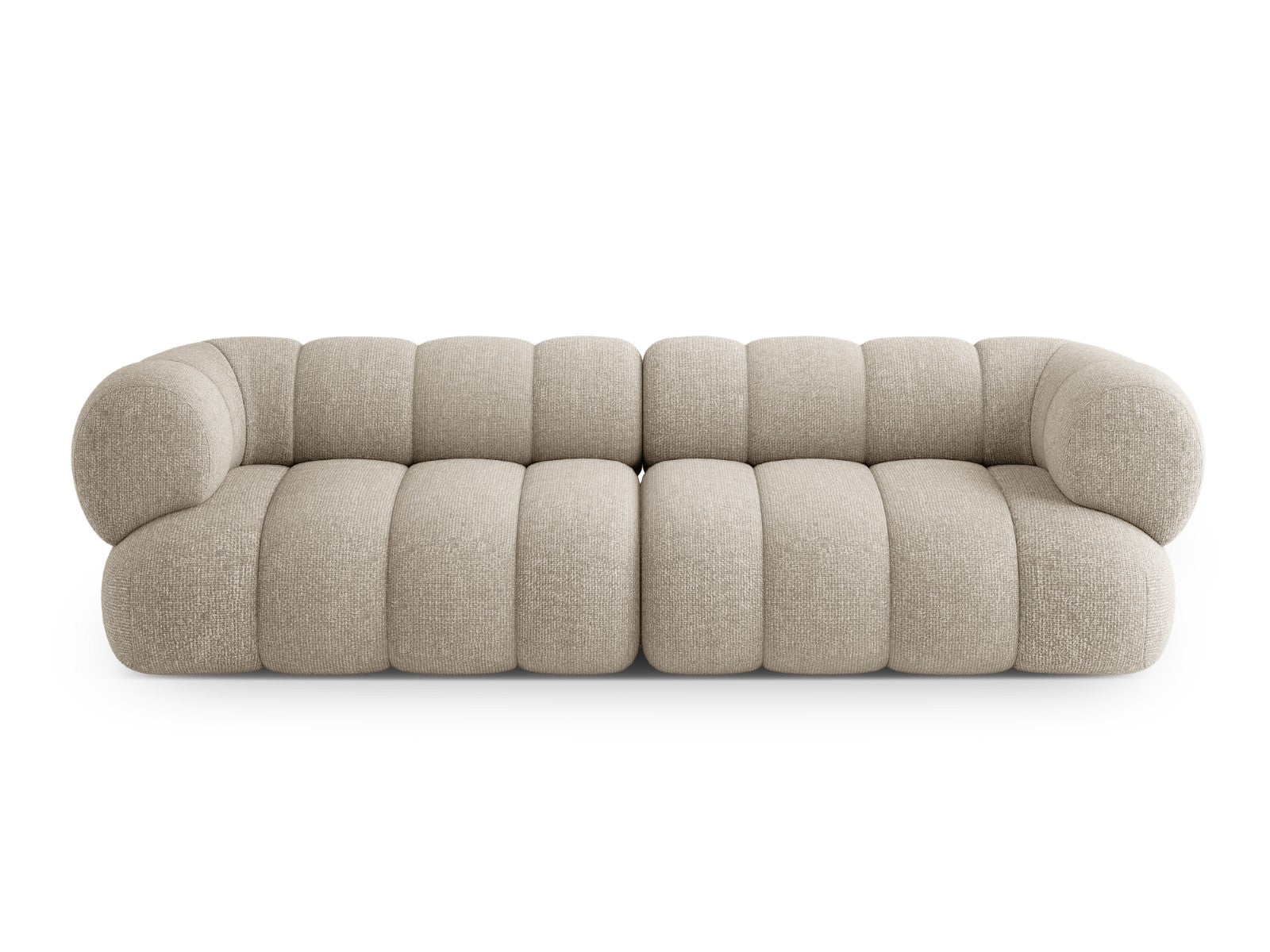 Cosmopolitan Design Bank Koge 4-zits, chenille donkerbeige - 95x240x70