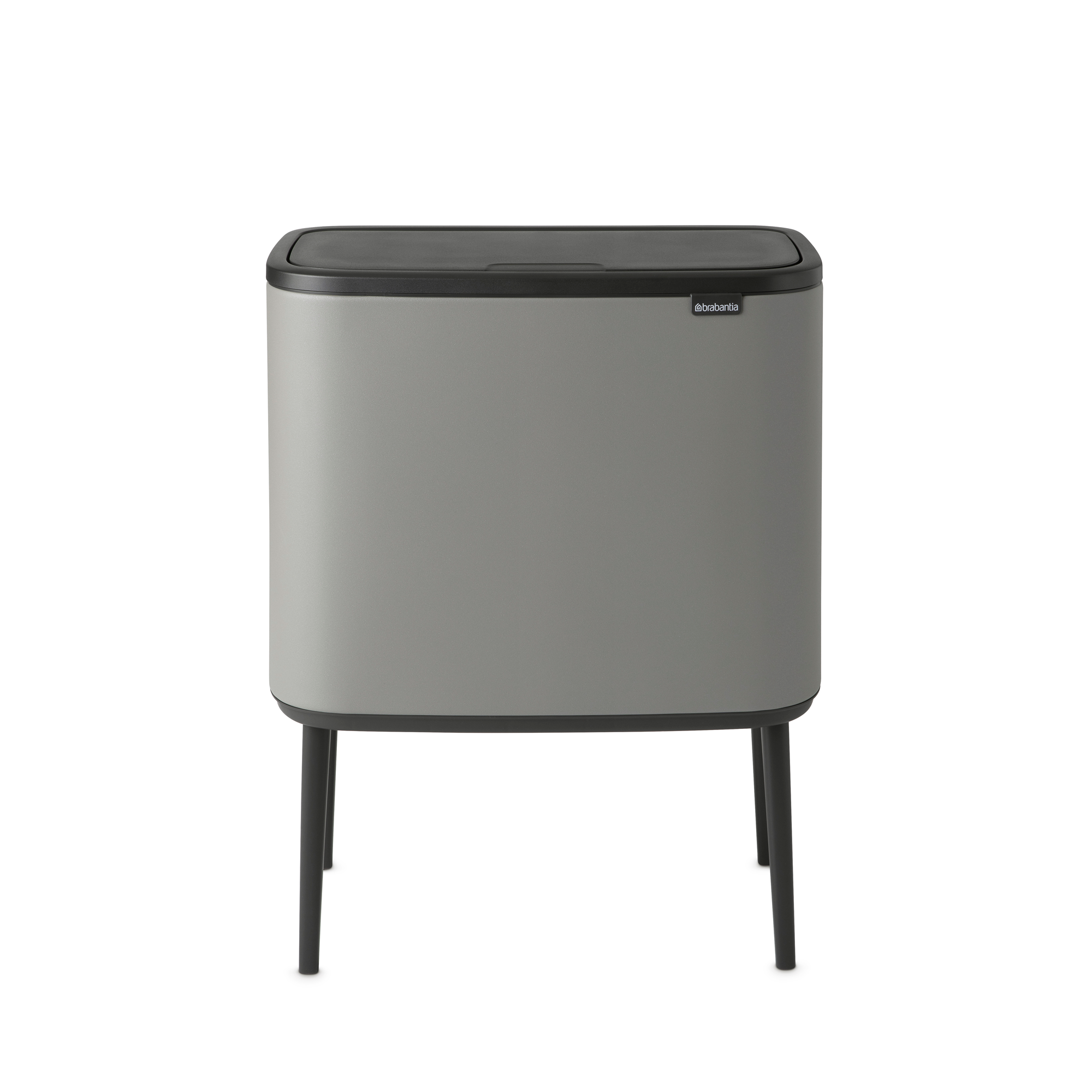 Brabantia Bo Touch Bin, met 1 binnenemmer, 36 liter - Mineral Concrete