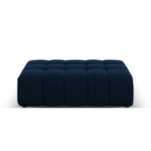 Cosmopolitan Design Poef Chicago flueel koningsblauw – 84x102x42cm