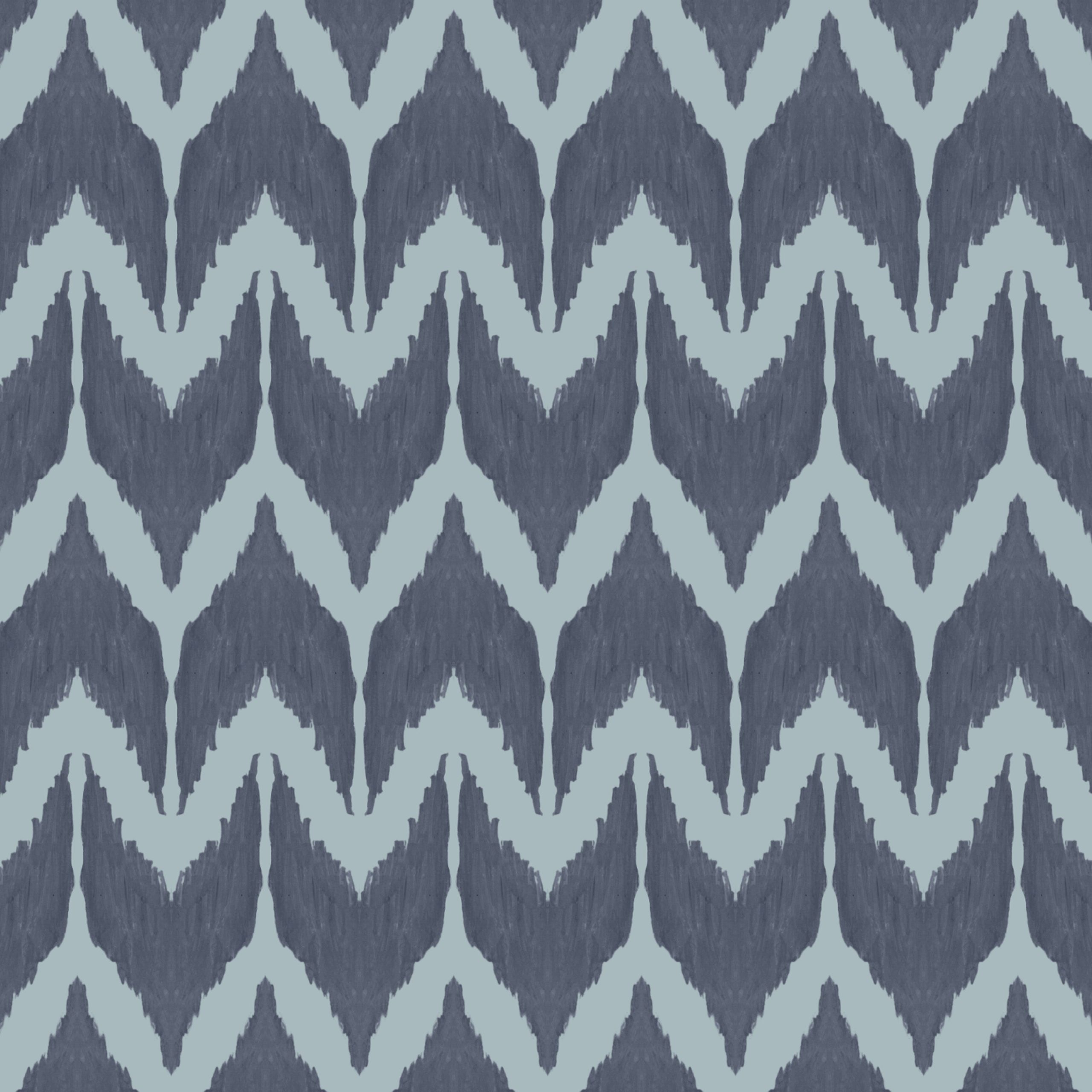 Catchii Behang Ikat Toko jeans blue