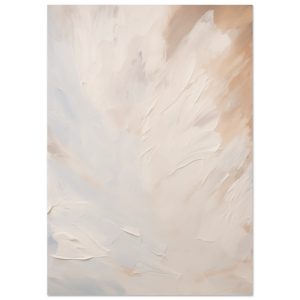 Artfulprints Poster Abstract – Skyfall 2 – A4 21×29.7 cm – Taupe