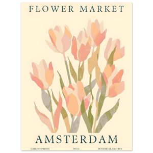 Artfulprints Poster Flower market – Amsterdam III – 30×40 cm – Roze Artfulprints Poster Flower market – Amsterdam III – 30×40 cm – Roze