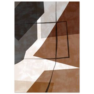 Artfulprints Poster Boho – Earth geometry – 50×70 cm – Bruin Artfulprints Poster Boho – Earth geometry – 50×70 cm – Bruin