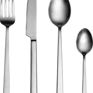 Bitz Bestekset zilver gematteerde afwerking (16-delig) Bitz Bestekset zilver gematteerde afwerking (16-delig)