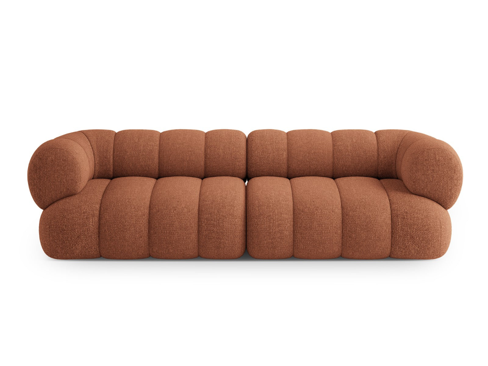 Cosmopolitan Design Bank Koge 4-zits, chenille baksteen - 95x240x70cm