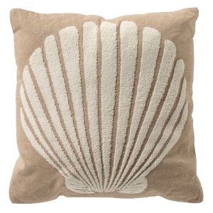 MERLIJN – sierkussen 45×45 cm – schelp – Irish Cream – beige MERLIJN – sierkussen 45×45 cm – schelp – Irish Cream – beige