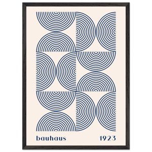 Artfulprints Poster met Lijst Bauhaus – Twisted arches 1923 – 50×70 cm Artfulprints Poster met Lijst Bauhaus – Twisted arches 1923 – 50×70 cm