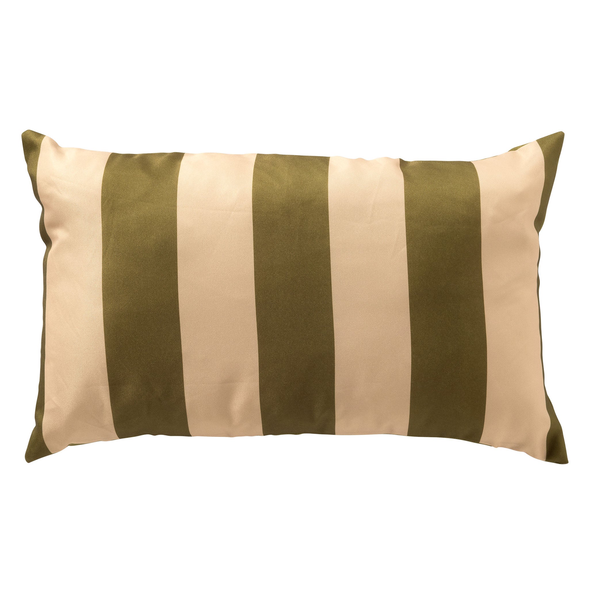 APOLLO - kussenhoes outdoor 30x50 cm - gestreept - Olive Branch - groe