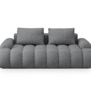 Cosmopolitan Design Bank Linz 3-zits, structurele stof grijs – 100×200 Cosmopolitan Design Bank Linz 3-zits, structurele stof grijs – 100×200