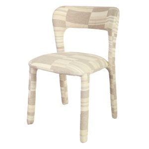 DÉJA Living Eetkamerstoel Mala – Greige Stof – Set van 2 DÉJA Living Eetkamerstoel Mala – Greige Stof – Set van 2