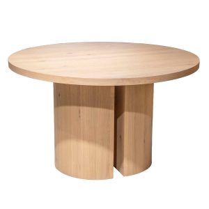 DÉJA Living Eettafel Mito – Naturel Eikenhout – 130x130x78cm
