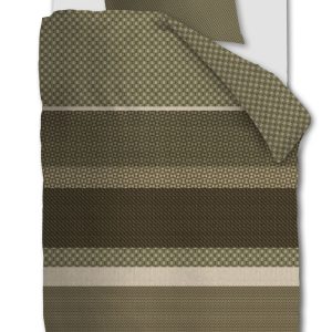 Beddinghouse Dekbedovertrek Fera – 140 x 200/220 cm – Groen Beddinghouse Dekbedovertrek Fera – 140 x 200/220 cm – Groen